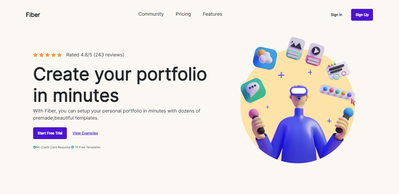 SAAS Landing Page Şablon